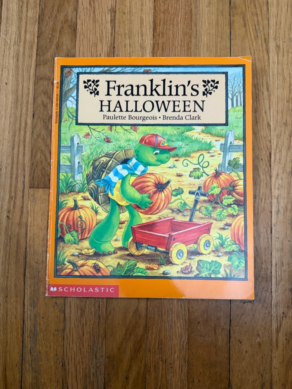 Vintage Scholastic 1996 Franklin's Halloween Kids Storybook